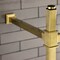Kingston Brass VPB3322SQ7 22-Inch Stainless Steel Console Sink Legs, Brushed Brass VPB3322SQ7 - alternate 2